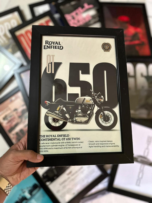 Continental GT650 Bike Premium Glass Frame