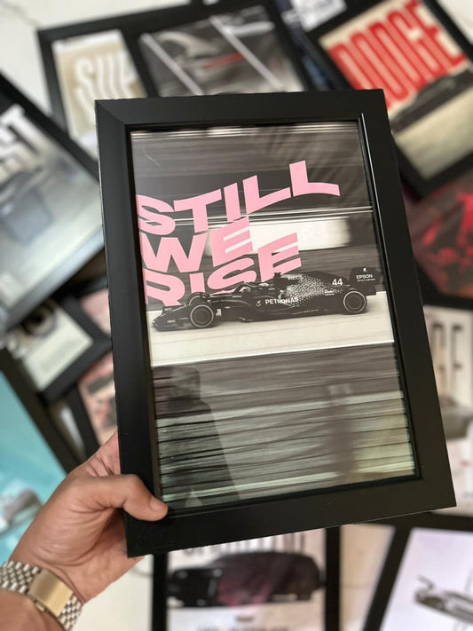 F1 Still We Rise Premium Glass Frame