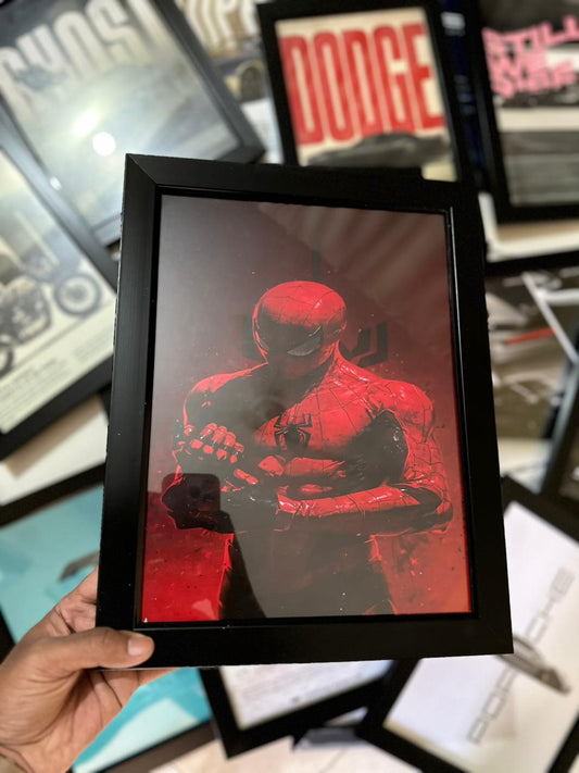 Spiderman Premium Glass Frame